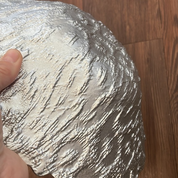 PIER 1 green glass with silver back decoration bowl!NWT - Picture 4 of 6